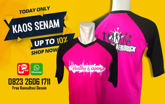 Melayani pembuatan Seragam kaos senam aerobic | Kaos Senam muslimah