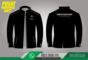 Desain Jaket Polos Hitam