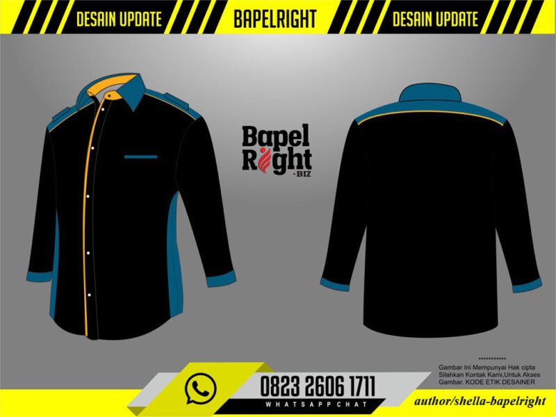 Contoh Desain Kaos Komunitas Simple | pemuda | keren | motor | desa