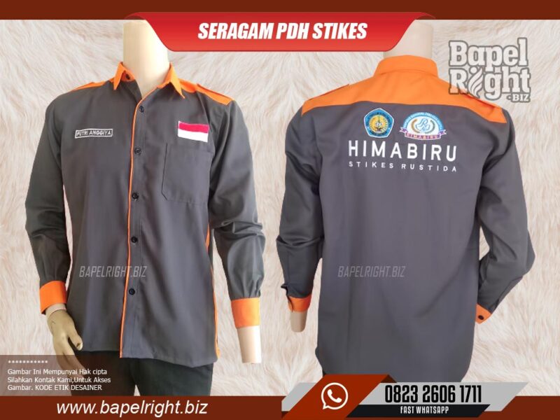 Baju PDH STIKES Rustida Banyuwangi | Bapelright Konveksi