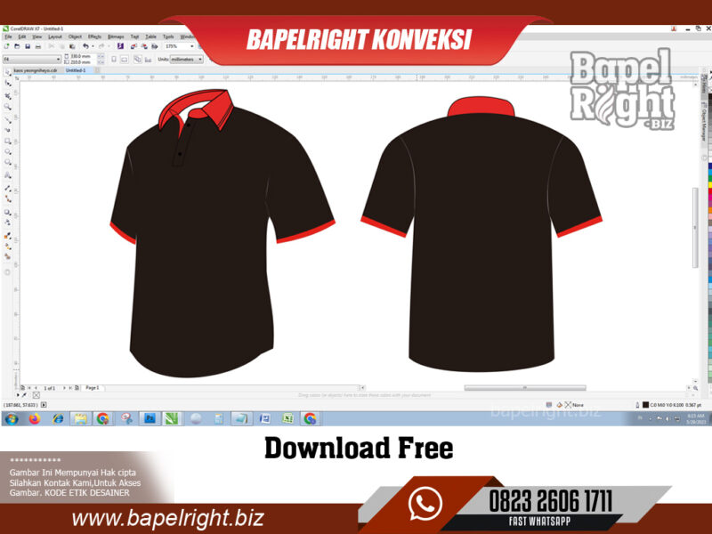 Mockup Kaos Hitam Polos Hd Free Download Cdr Photoshop