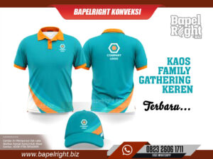 Contoh desain desain kaos family gathering keren