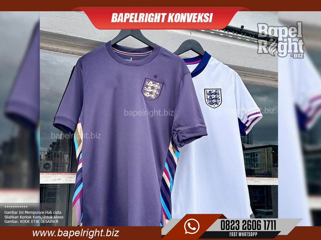 Desain Baju Futsal Ungu