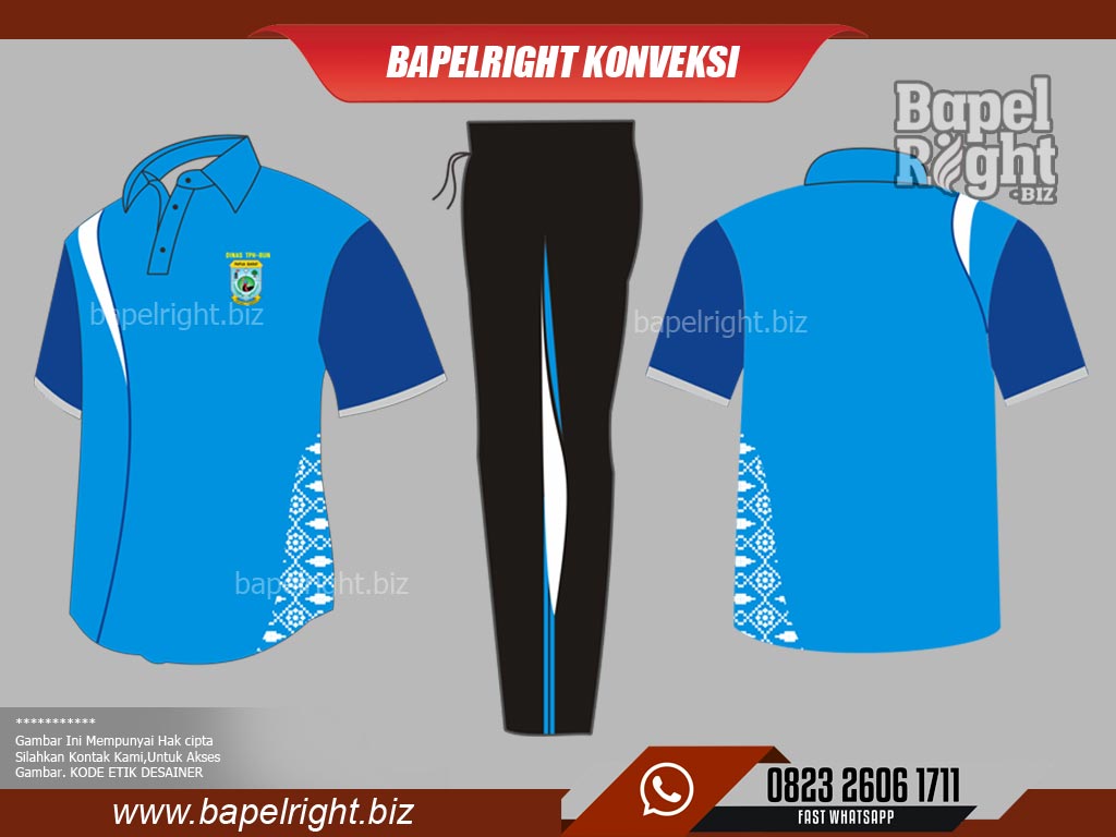 Desain Baju Olahraga Dinas