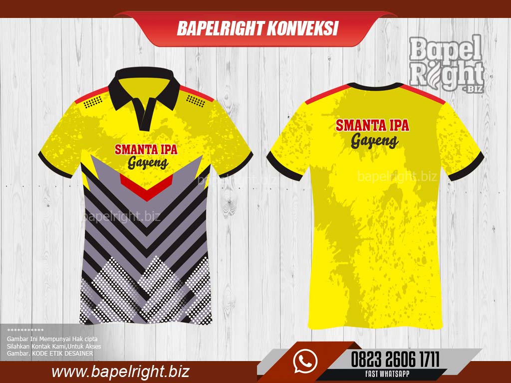 Desain baju Kelas Full Printing