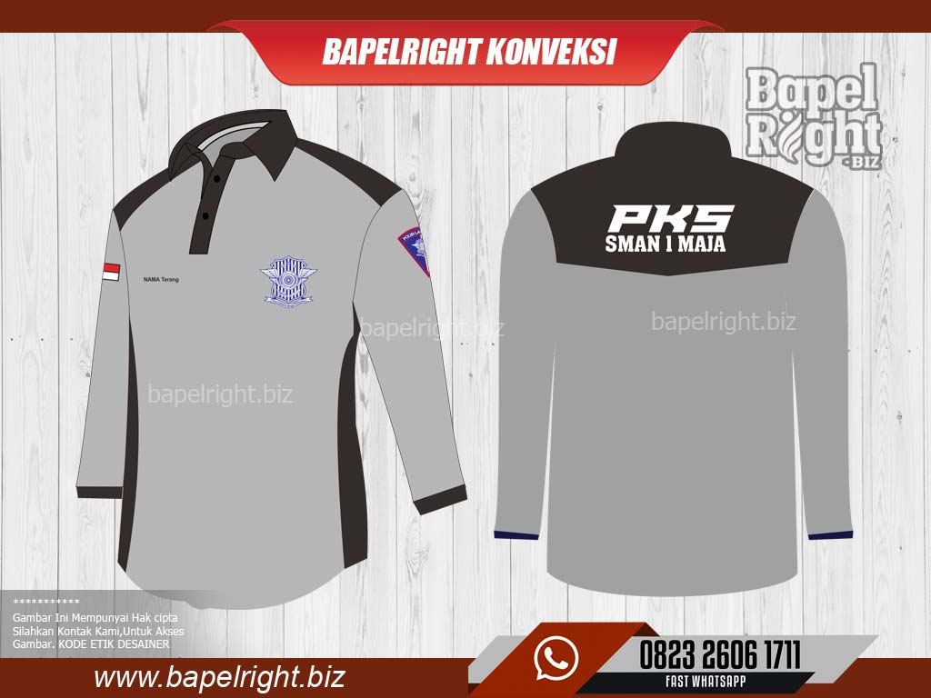 Desain baju Kelas Kombinasi Bahan kain