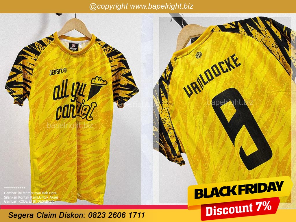 Desain Jersey Warna Kuning