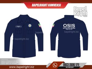 PDH Osis SMA warna navy dongker