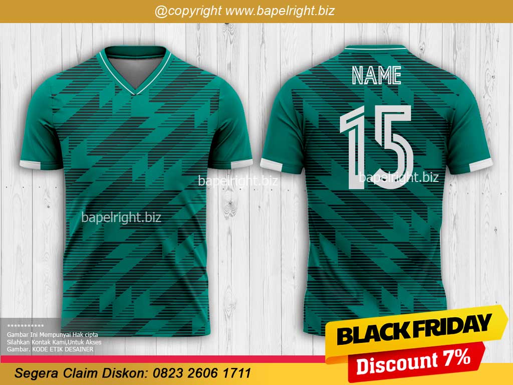 Desain jersey bola simple keren