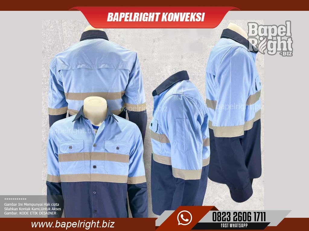 baju kemeja kerja lapangan