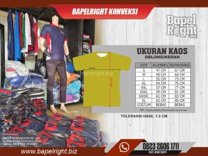 size chart kaos lokal