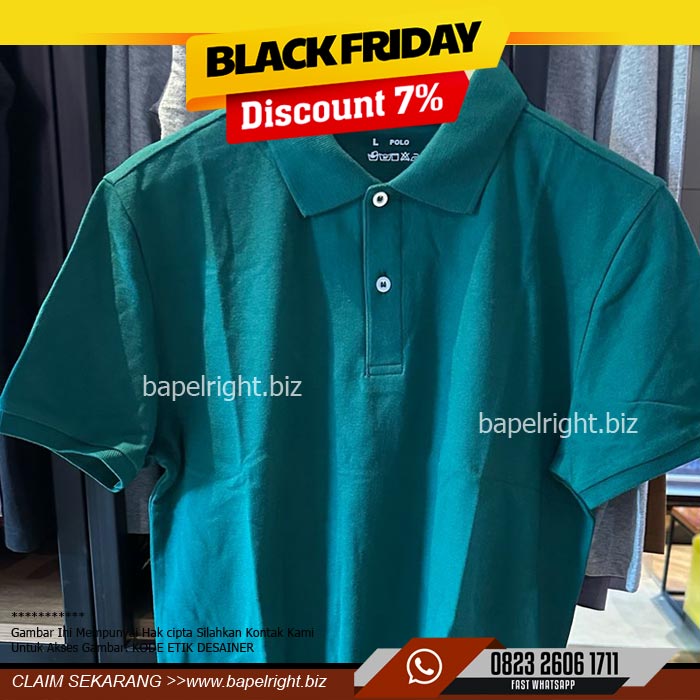 Kaos polo Hijau Tosca