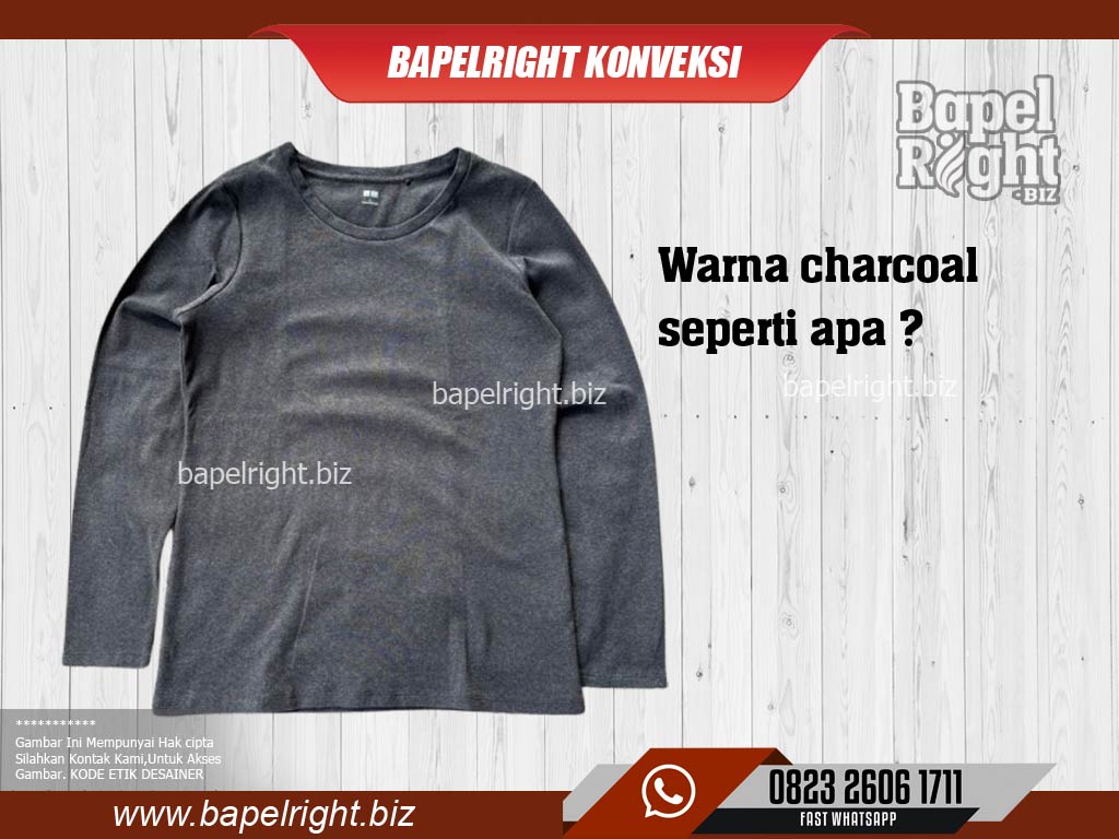 Warna charcoal seperti apa