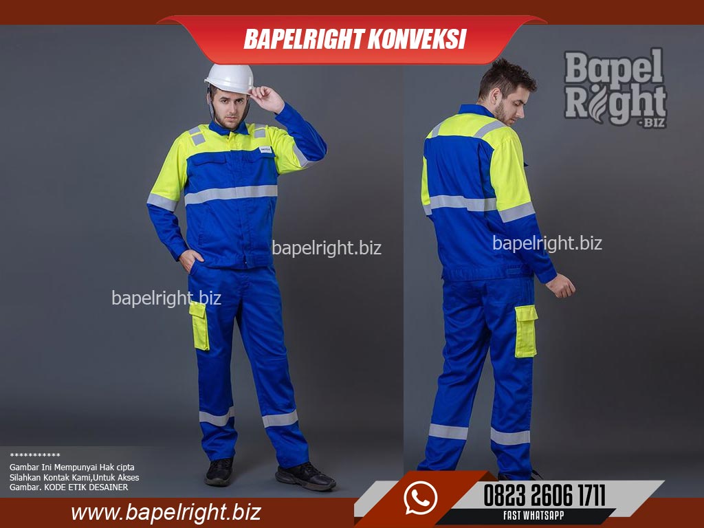 Baju Tambang Warna Biru